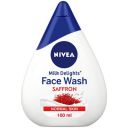 Nivea Face Wash for Normal Skin, Milk Delights Saffron, 100 ml...