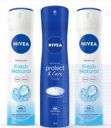NIVEA Fresh Natural Women Deodorant (Pack of 2) & Protect and Care Deodorant (Pack of 1) Deodorant Spray - For Women  (450 ml, Pack of 3)...
