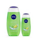 NIVEA Lemon & Oil Body Wash, Pampering Care With Refreshing Scent Of Lemon, Home & Travel Kit, 250ml+ 125ml...