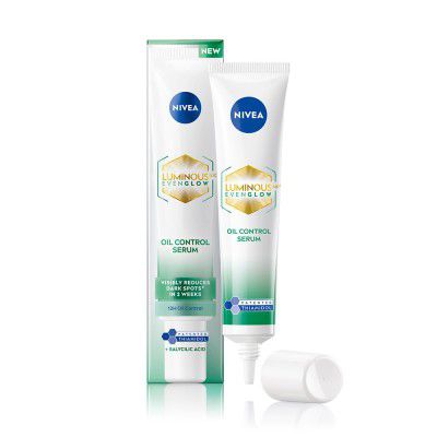 NIVEA Luminous Even Glow Oil Control and Brightening Face Serum | All Skin Types - 40ml