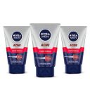 NIVEA Men Acne Face Wash | With Magnolia Bark Extracts for 12Hr Oil Control | Fights Dirt | For Oily Skin 100gm (Pack of 3)...