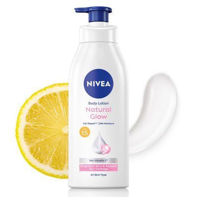 NIVEA Natural Glow Cell Repair Body Lotion | 400 Ml