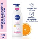 NIVEA Natural Glow, Cell Repair Brightens Skin, 50x Vitamin C Body Lotion with SPF 15  (400 ml)...