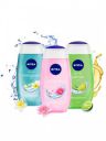 Nivea Set Of 3 Shower Gel - Water Lily & Oil + Lemon & Oil + Frangipani & Oil - 250ml Each...