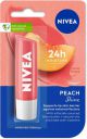 NIVEA Shine Caring Lip Balm Peach (Pack of: 1, 4.8 g)...