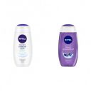 NIVEA Shower Gel, Crème Soft Body Wash, Women, 250ml And NIVEA Shower Gel, Power Fruit Fresh Body Wash, 250ml...