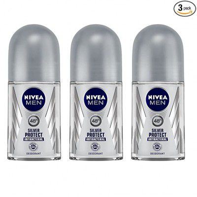 Nivea Silver Protect Deodorant Roll On for Men 150 milliliters