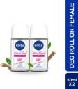 NIVEA Smooth Skin Whitening Deodorant Roll-on - For Women  (100 ml, Pack of 2)...