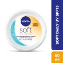 NIVEA Soft Daily UV Light Moisturising Cream with SPF-15, 50ml...