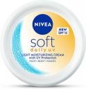 NIVEA Soft Daily UV Light Moisturizer Cream with SPF-15, Face Hand & Body | 300 ml...