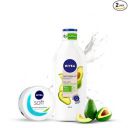 NIVEA Soft Light Moisturiser, 200ml and NIVEA Naturally Good, Natural Avocado Body Lotion, 200 ml...