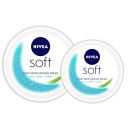 Nivea Soft Light Moisturizer for Face, Hand & Body Non Sticky Cream, 300 ml + 100 ml...