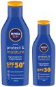 Nivea Sun Protect And Moisture 125Ml Spf 50 Sunscreen & Sun Protect And Moisture 75Ml Spf 30, SPF 50 Sunscreen For Oily Skin, Pack Of 1...