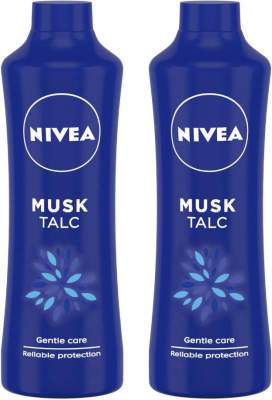 NIVEA Talcum Powder for Men & Women, 400 g ( Pack of 2)