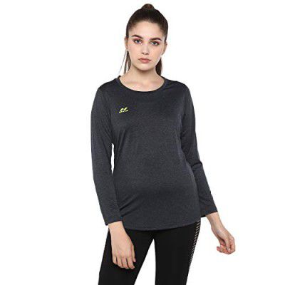 Nivia 5085 Polyester Hydra 9 T-Shirt, L (Dark Grey)