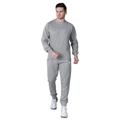 Nivia Anthra 3.0 Sweatshirt for Mens (XL, Light Grey)