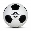 Nivia B&W Football, Thermobond, 32 Panels, Suitable for Soft & Wet Ground | Size-5 (Black and White)...