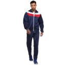 Nivia Colorblock Polyester Zipper Tracksuits for Men/Full Sleeve Running & Sports Tracksuits-Blue/Red/White(XXL)...