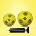 Nivia Combo Homeplay Football Size - 1 and 3 (Yellow) with Pump...
