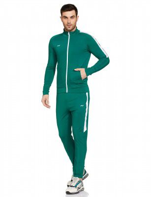 Nivia EURO-7 Knitted Solid Polyester zipper Tracksuits for Men/Running & Sports Tracksuits/Full Sleeve Tracksuits