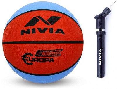Nivia Europa Basketball + Pump