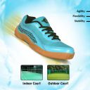 Nivia Flash 2.0 Badminton Shoes for Men (Blue/White/Sky Blue)...