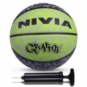 Nivia Graffiti Basketball, 8 Panels, Butyl Threadwounded Bladder...