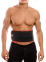 NIVIA Orthopedic Performance Waist Support Sweat Belt, for Women & Men, Slimming Belt for Jogging, Walking, Workout, Stomach & Back Support, Support to Weight Loss, (Black-Red,) Size - Small...