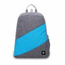 Nivia Ribbon School Bag,Melange Fabric, Faced Water-Proof Lightweighted, Breathable air mesh, Highly durable and premium fabric bag,Adjustable Shoulder, bags for Kids (Grey-Blue)...