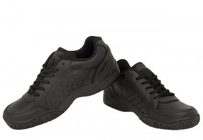 Nivia School Shoe for Kids/Durable/Anti-Skid Formal Shoe- SIZE-12 (Black)