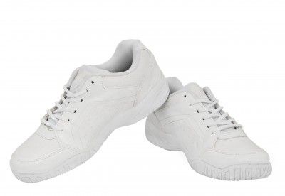 Nivia School Shoe for Kids/Durable/Anti-Skid/MESH with Superlight Lightweight Formal Shoe- SIZE-11 (White)
