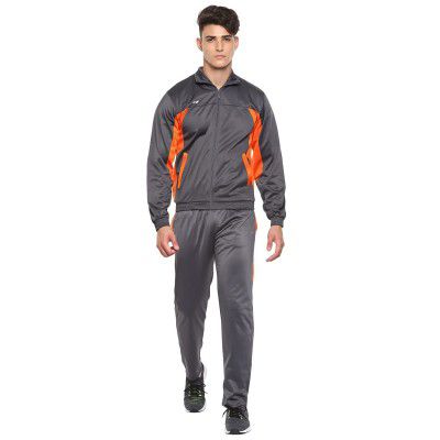 Nivia Sp-05-Tracksuit/Sportswear Regular Fit Track Suits/Athletic Gym Running Jogging Suit Sets (Navy/Aqua, L)