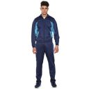 Nivia Sp-05-Tracksuit/Sportswear Regular Fit Track Suits/Athletic Gym Running Jogging Suit Sets (Navy/Aqua, L)...