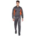 Nivia Sp-05-Tracksuit/Sportswear Regular Fit Track Suits/Athletic Gym Running Jogging Suit Sets (Navy/Aqua, L)...