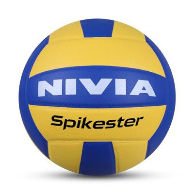 NIVIA Spikester (Encounter) 494 Polypropylene Volleyball, Size - 4 (Multicolour)