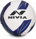 NIVIA Storm Revolution Football - Size: 5 (White, Blue)...