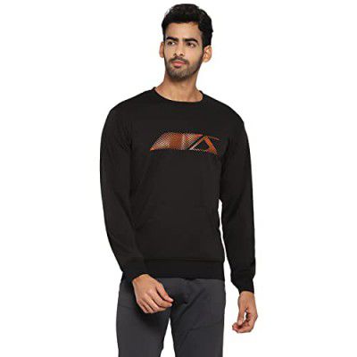 Nivia Sweatshirt-1 for Men (Black,XL)