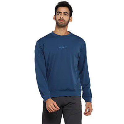 Nivia Sweatshirt-5 for Men (Denim,S)