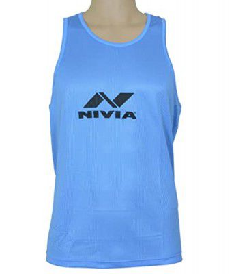 NIVIA Training Bibs for Players Sky Blue (XL)