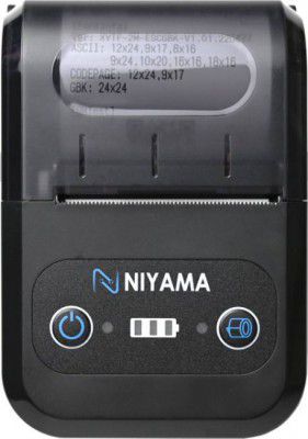 Niyama BT-58 Bluetooth Thermal Printer 58 mm (2 inch) | 2600 mAh Rechargeable battery