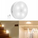 NIYAMAX Motion Sensor Light with USB Rechargeable Self Adhesive LED Magnetic Body Sensor Activated Light (Cool White Pack of 1)...