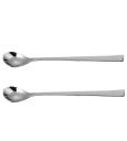 Nj Long Handle Iced Tea Spoon, Coffee Spoon, Ice Cream Spoon For Tall Glasses, Stainless Steel Cocktail Stirring Spoons, Soda Spoons, Bournvita/Horlicks Spoon, Milkshake Spoon: Set Of 2 - 20 Cm...