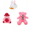 nkl Soft Lovable Teddy Bear Pink 2 feet (60 cm) +1 Feet Cap Teddy 30 Pink + Rabbit with Carrot White (25 cm)...