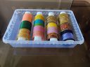 NMII Multipurpose Plastic Storage Box with 4 Adjustable Rods...