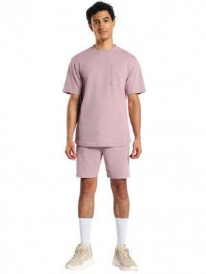 NOBERO Men's Cotton Blend Solid Co-ord Sets Pack of 1