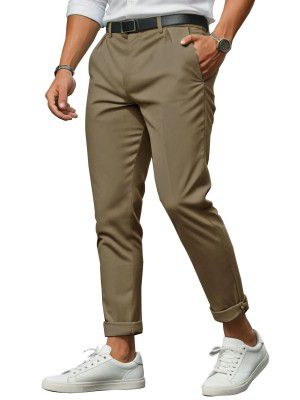 Noble Monk Formal Pants for Men | Stylish Regular Fit Men's Wear Trousers for Office or Party | Solid Formal Regular Fit Trouser for Men's