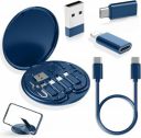 Multifunctional Data Cable Conversion Head Portable Storage Box, Phone Holder (Multi-Colour)...
