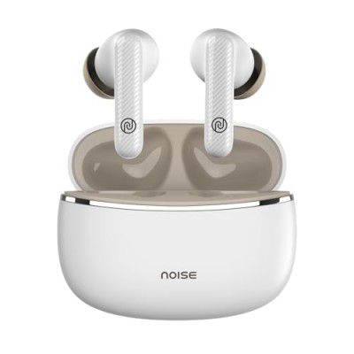 Noise Aura Buds in-Ear Truly Wireless Earbuds with 60H of Playtime, Quad Mic with ENC, Dual Device Pairing (Aura White)