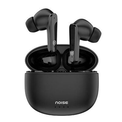 Noise Buds VS104 Max Truly Wireless in-Ear Earbuds with ANC(Up to 25dB),Up to 45H Playtime (Jet Black)