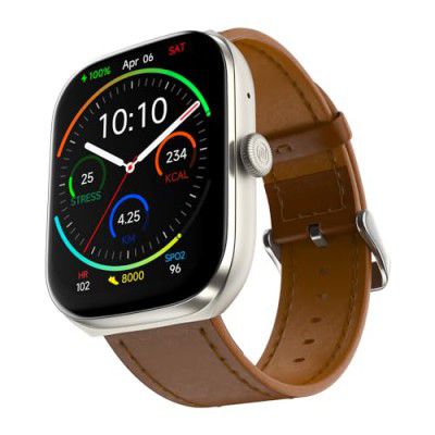 Noise ColorFit Ore Smartwatch Largest-Ever 2.1" high Precision AMOLED Display, 7 Days Battery Life(Classic Brown)
